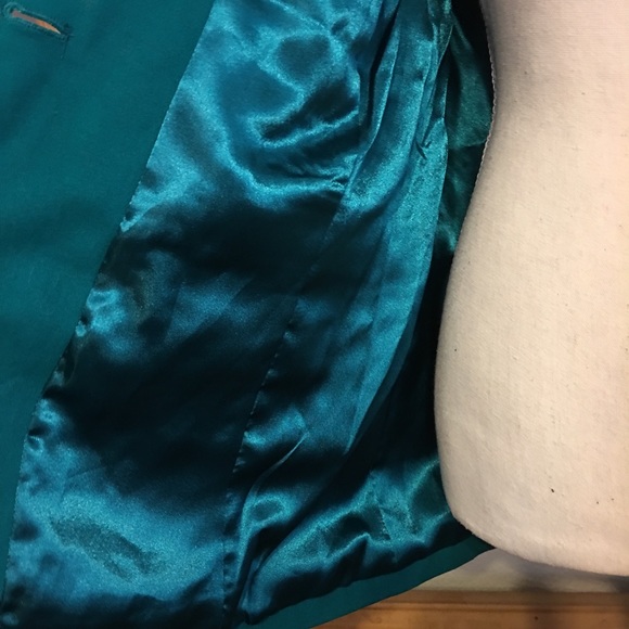 Linea by Louis Del’ Olio turquoise jacket NWOT XL - Picture 7 of 8